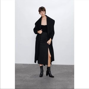 ZARA Shawl Collar Coat